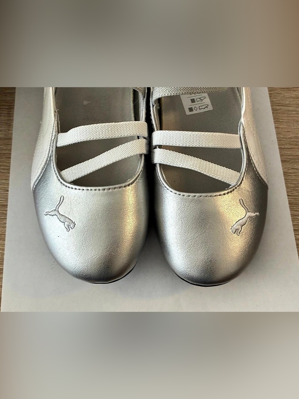 PUMA Speedcat Ballet Metallic Silver Women’s Size 7 w/ Box - Picture 3 of 6